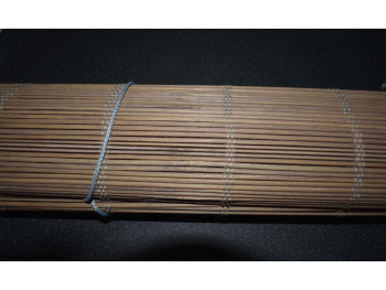 Bambus Rullegardin Grå 130x160